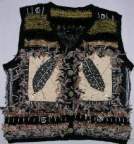 Guinea Fowl Feathers Waistcoat